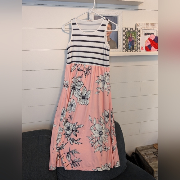 Gorgeous Pixie Girls Maxi Dress (Heavy Material)🇺🇸  Size 10-12 - Picture 1 of 2